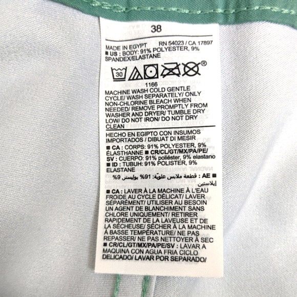 Old Navy Men's Board Shorts Size 38 Waist California Style Green with Flex - Picture 7 of 10